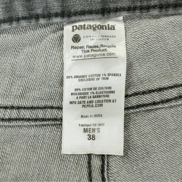 Patagonia Men's Size 39x29 Regular Fit Organic Cotton Jeans 56855 Style Number - Picture 2 of 11